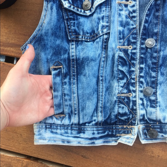 Forever 21 denim studded vest - Picture 7 of 7